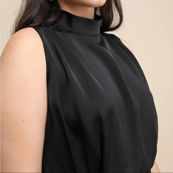 NWT Lulus Black Dress - Picture 4 of 8